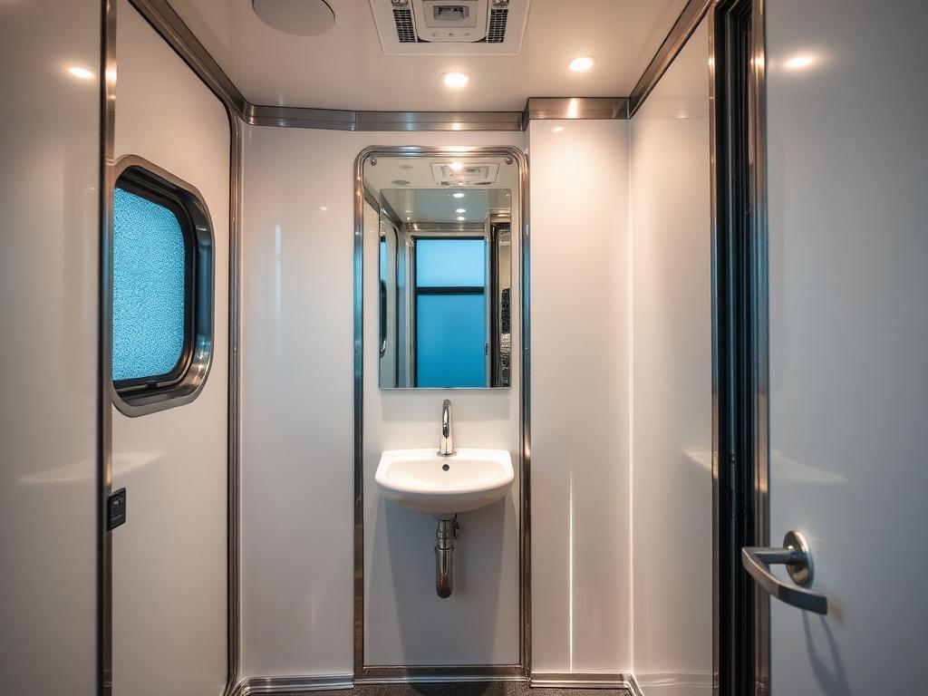 Luxury Restroom Trailers in Newton Center, MA